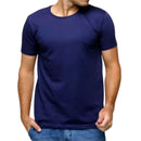 Camiseta Masculina Slim Lisa 100% Algodão