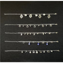 Kit 5 Pulseiras Banhada à Prata 925 - Feminina Sortidos