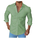 Camisa Social Masculina Slim fit Luxo Moda Estilosa Manga Longa