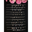 Kit 5 Pulseiras Banhada à Prata 925 - Feminina Sortidos