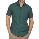 Camisa Masculina Manga Curta Slim Fit Luxo Pronta Entrega Varias cores