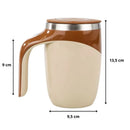 Caneca Mixer Misturador De Bebidas  Termica Automatica Magnetica USB 380ml