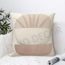 Boho Abstract Plant Geometry Throw Pillow Covers-Eucalyptus Leaves Decor Cushion Covers for Home Couch Sofa Living Room Bedroom