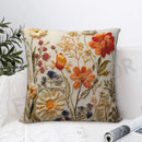 Boho Abstract Plant Geometry Throw Pillow Covers-Eucalyptus Leaves Decor Cushion Covers for Home Couch Sofa Living Room Bedroom