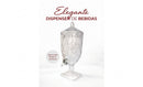 Suqueira Dispenser 4,5L Cristal Acrílico Resistente a Riscos Com Torneira