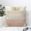 Boho Abstract Plant Geometry Throw Pillow Covers-Eucalyptus Leaves Decor Cushion Covers for Home Couch Sofa Living Room Bedroom