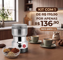 Moedor Triturador Elétrico Multifuncional em Aço Inox - OFERTA IMPERDÍVEL
