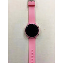 Relógio Feminino Digital Led Redondo Dourado e Rose breto prata Moda Blogueira