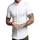 Camisa Masculina Manga Curta Slim Fit Luxo Pronta Entrega Varias cores
