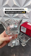 Jogo de Taça Sobremesa Cristal Luxo Persian Glass 150ml - 6 unidades