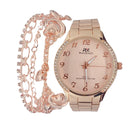 Relógio Feminino A Prova D'água Dourado Rose