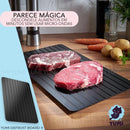 Tábua Mágica Para Descongelar Carne Alimentos Rápido Prático Grande 35.5cm Premium