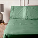 Jogo De Lençol 3 Peças Casal Percal 400 Fios Ponto Palito Acetinado