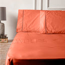 Jogo De Lençol 3 Peças Casal Percal 400 Fios Ponto Palito Acetinado