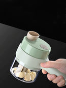 Cortador Triturador Elétrico Multifuncional Para Vegetais E Carnes Elétrico De Legumes 4 Em 1 Sem Fio Alho