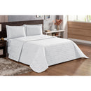 Cobre Leito Luxo Casal Kit + 2 Porta Travesseiro - invic