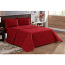 Cobre Leito Luxo Casal Kit + 2 Porta Travesseiro - invic