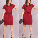 Vestido Midi Moda Secretária Elegância Plus!