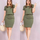 Vestido Midi Moda Secretária Elegância Plus!