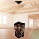 Kit 2 Luminária Pendentes Oriental Para Sala Cozinha Escritório Bivolt Cor Preto - 2tp