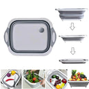 Tábua Bacia Cesta Retrátil Silicone Multifuncional Cozinha