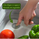 Tábua Bacia Cesta Retrátil Silicone Multifuncional Cozinha