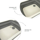 Tábua Bacia Cesta Retrátil Silicone Multifuncional Cozinha