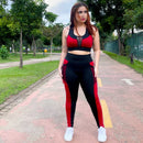 Conjunto de Academia Fitness top e Calça Legging  Feminina Conforto e Estilo para o Dia a Dia casual