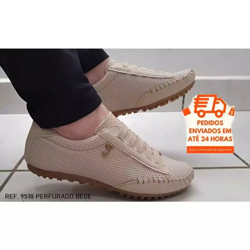 Tenis feminino confort estilo mocatenis casual