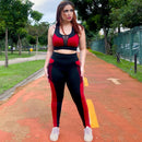Conjunto de Academia Fitness top e Calça Legging  Feminina Conforto e Estilo para o Dia a Dia casual