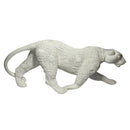 Pantera Estilizada Indiana em Gesso com Manto Decoração em Cores Variadas