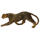 Pantera Estilizada Indiana em Gesso com Manto Decoração em Cores Variadas