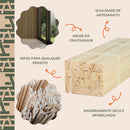 40 Ripas P/ Artesanato Madeira de Pinus Seca e Aparelhada - Painel Ripado Decorações  2x1 (selecione o comprimento)