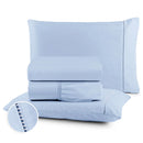 Jogo De Lençol 4 Peças Casal Queen Percal 400 Fios Acetinado Premium