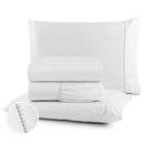 Jogo De Lençol 4 Peças Casal Queen Percal 400 Fios Acetinado Premium