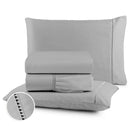 Jogo De Lençol 4 Peças Casal Queen Percal 400 Fios Acetinado Premium