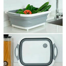Tábua Bacia Cesta Retrátil Silicone Multifuncional Cozinha