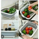 Tábua Bacia Cesta Retrátil Silicone Multifuncional Cozinha