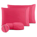 Jogo De Lençol 3 Peças Casal Percal 400 Fios Ponto Palito Acetinado