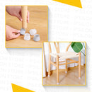 Kits  Protetor de Silicone para Pés de Cadeira e Mesa Pés Pezinho Redondo.