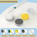 Escova Eletrica de Limpeza 5 em 1 Sem Fio Limpador Multiuso Pratico Para Cozinha , Banheiro prático-SJ-005