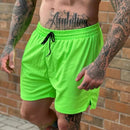 Shorts Academia 2 Em 1 Forrado Com Bolso Extra Bermuda Masculina Carnaval