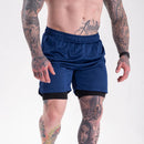 Shorts Academia 2 Em 1 Forrado Com Bolso Extra Bermuda Masculina Carnaval