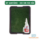 Kit Sanitário Tapete Higiênico Para Cachorro + Educador Sanitário Xixi Sim Xixi Não