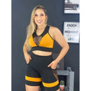 Conjunto Fitness feminino Academia Short+ Top (ref01)
