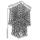 Lustre Plafon De Cristal Acrilico Spark Cobre Maravilhoso