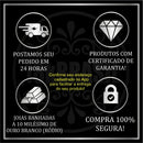 Brinco Masculino Argola Neymar Prata Cravejado Zirconia Banhado a ouro Branco