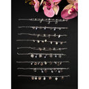 Kit 5 Pulseiras Banhada à Prata 925 - Feminina Sortidos