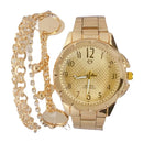 Relógio Feminino A Prova D'água Dourado Rose