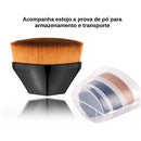 KIT 2 Pincel para Mquiagem Kabuki Profissional Base Plana Alta Densidade